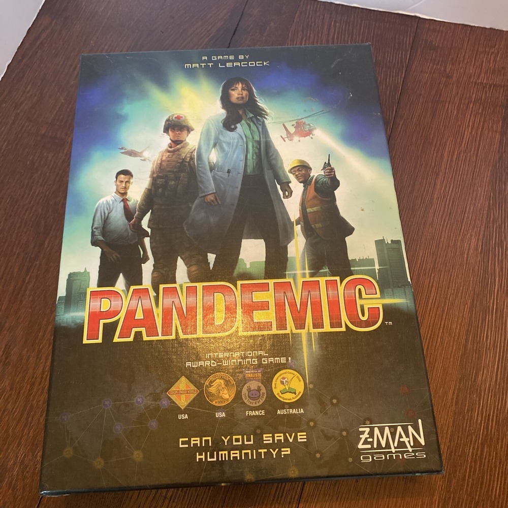 Z-Man Games Pandemic Board Game Standard - ZMG71100. Open Box.  Complete.